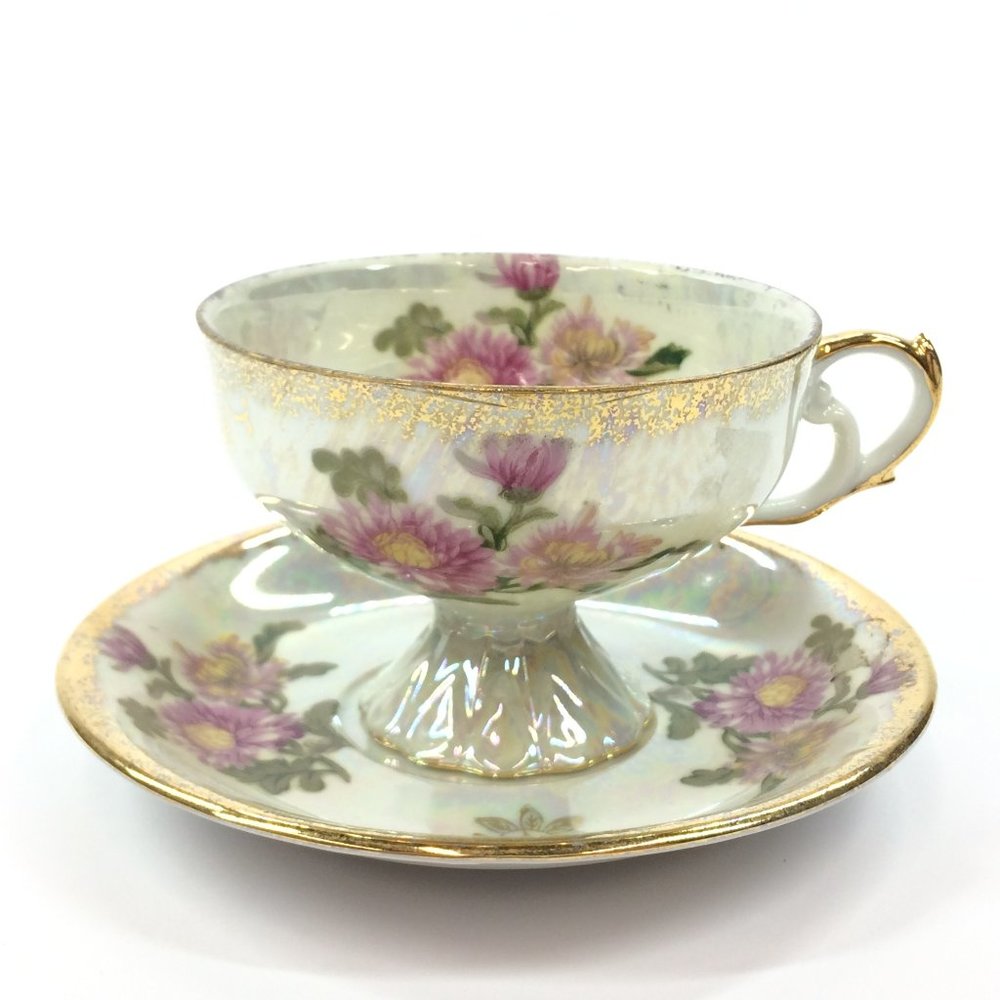 Fine China Tea Cup and Saucer from Japan